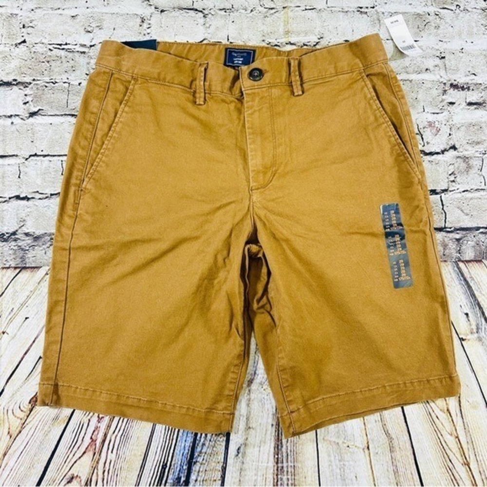Gap Khakis Lived-In Shorts Mens 29 Brown Chino‎ Casual Everyday Preppy